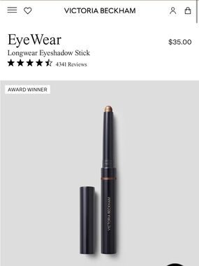 Victoria Beckham Beauty Eye Wear
Longwear Eyeshadow Stick | Caramel
